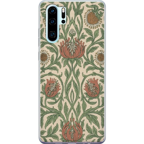 Huawei P30 Pro Genomskinligt Skal Petal Details