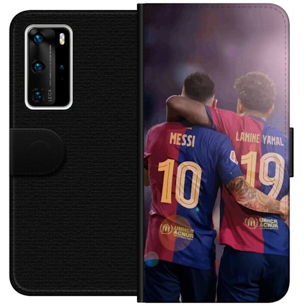 Huawei P40 Pro Lompakkokotelo Lamine Yamal Messi