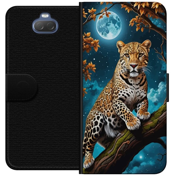 Sony Xperia 10 Plus Lommeboketui Leopard