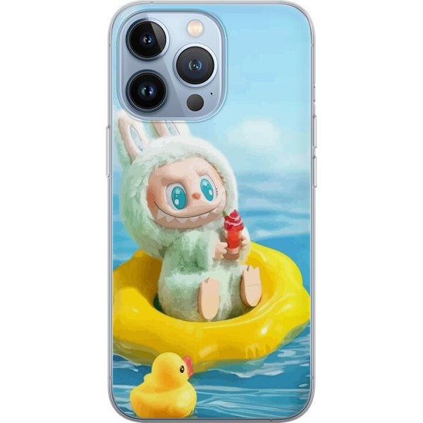 Apple iPhone 13 Pro Läpinäkyvä kuori Labubu Stripe Attack - Raidat kohtaavat hirviöt