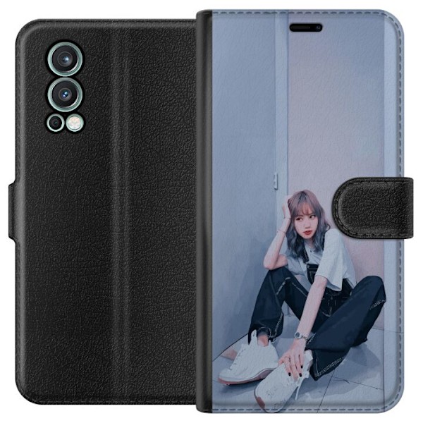 OnePlus Nord 2 5G Tegnebogsetui Lisa from Blackpink – K-pop Style Icon