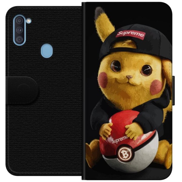 Samsung Galaxy A11 Lompakkokotelo Pikachu Supreme