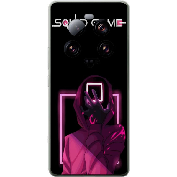 Xiaomi 13 Ultra Läpinäkyvä kuori Squid Game Teema Suosittu Sarja Motiivi Graafinen Ikoninen Suunnittelu Aasialainen Popkulttuuri Jännitys Draama