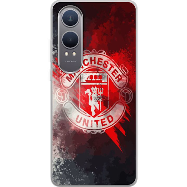 OnePlus Nord CE4 Lite Läpinäkyvä kuori Manchester United