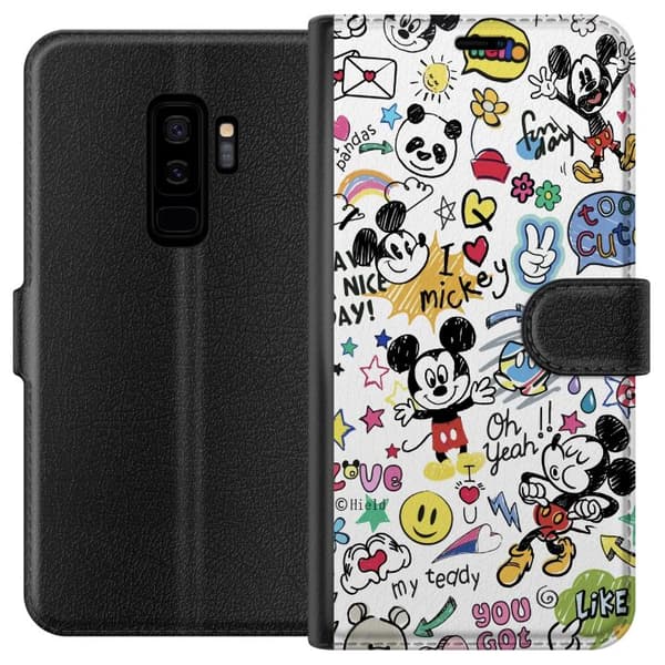 Kompatibel Tegnebogsetui til Samsung Galaxy S9+ Mickey Mouse