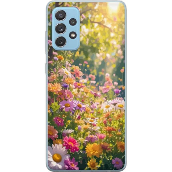 Kompatibelt Mobilskal till Samsung Galaxy A52 5G Floral Pattern