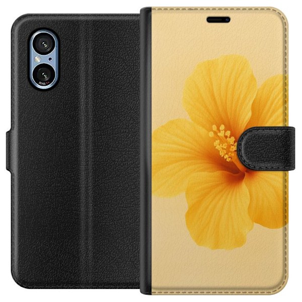 Sony Xperia 5 V Lompakkokotelo Lemon Zing