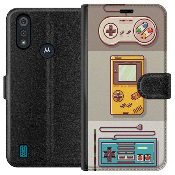 Motorola Moto E6i Lommeboketui Nintendo Retro