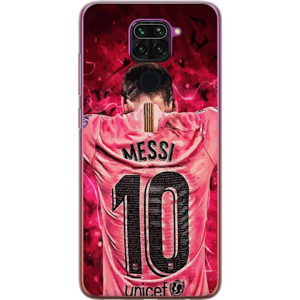 Xiaomi Redmi Note 9 Läpinäkyvä kuori Messi Jalkapallo Barcelona Argentiina Motivoiva Legendaarinen Pelaaja FC Barcelona Numero 10 Urheilu Jalkapall