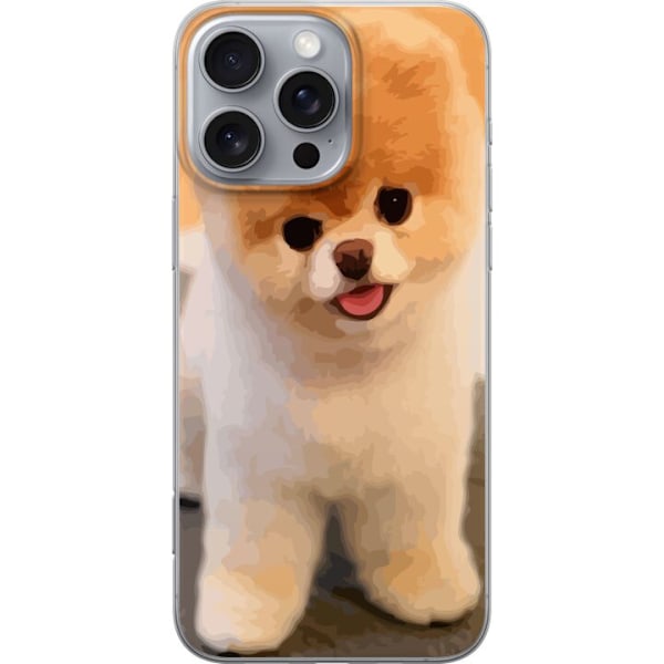 Apple iPhone 16 Pro Max Gennemsigtig cover Sød Hund