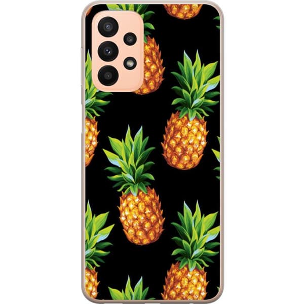 Kompatibelt Mobilskal till Samsung Galaxy A23 Ananas