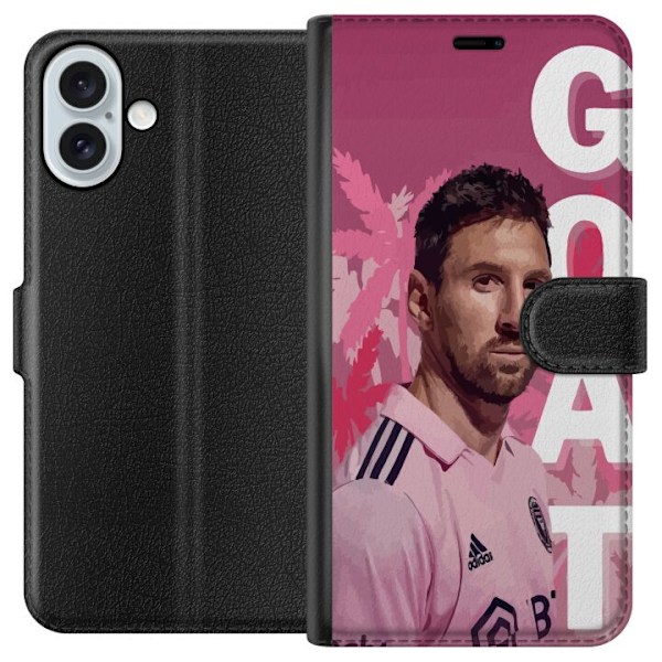 Apple iPhone 16 Plus Lommeboketui Lionel Messi