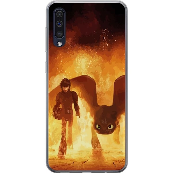 Samsung Galaxy A50 Läpinäkyvä kuori Loikkakouluttaja