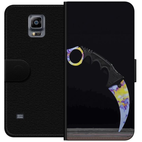 Samsung Galaxy Note 4 Lompakkokotelo Karambit / Butterfly / M9