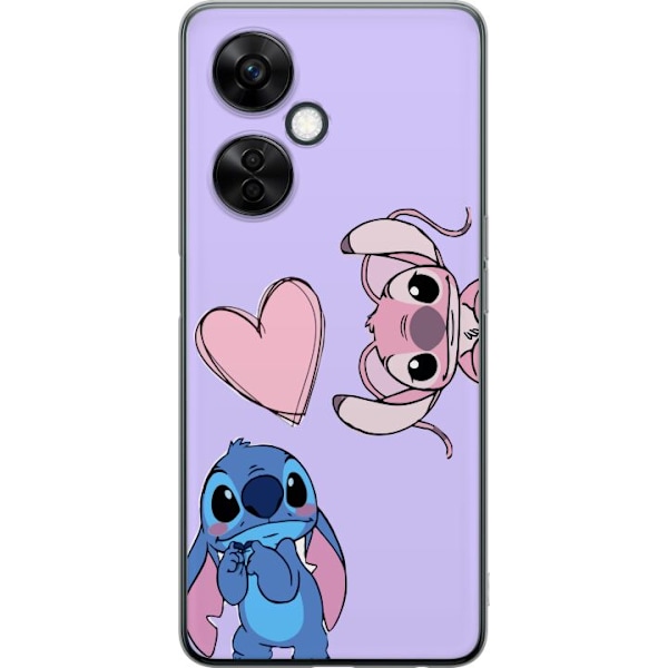 OnePlus Nord CE3 Genomskinligt Skal Stitch Mode