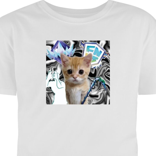 Børne T-shirt | Behagelig T-shirt til Børn League of Legends hvid 7-8 År