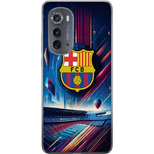 Motorola Edge (2022) Gennemsigtig cover FC Barcelona