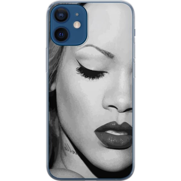 Apple iPhone 12 mini Läpinäkyvä kuori Rihanna – Aesthetic Edit 2025
