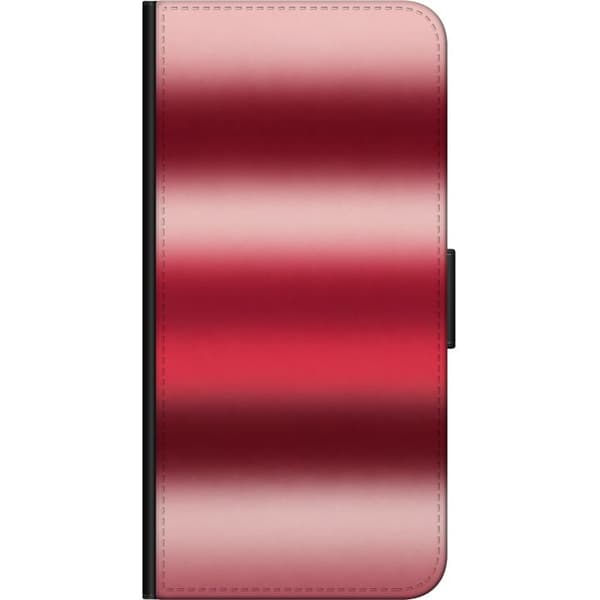 Kompatibel Tegnebogsetui til Samsung Galaxy A20s Vinrød gradient rød