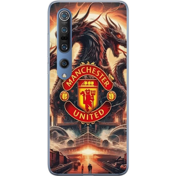 Xiaomi Mi 10 Pro 5G Gennemsigtig cover Manchester United