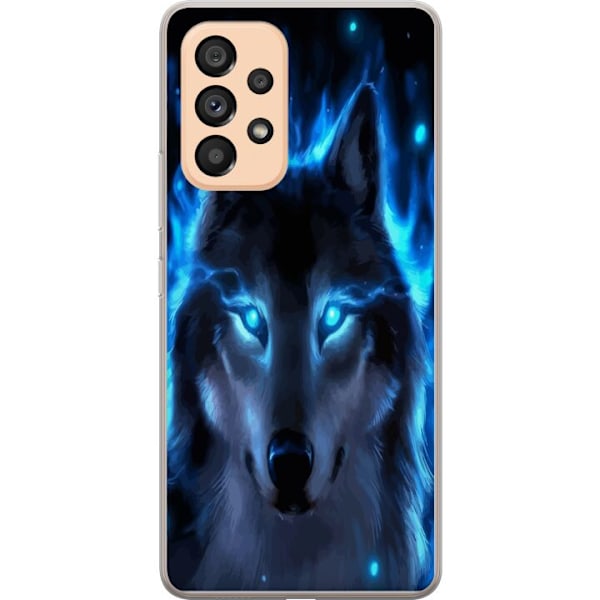 Samsung Galaxy A53 5G Genomskinligt Skal Varg