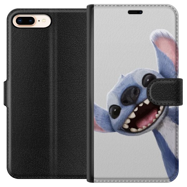 Apple iPhone 8 Plus Lommeboketui Stitch i Fart - Kawaii Design
