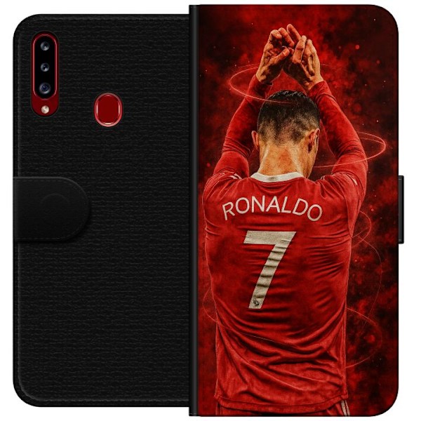 Samsung Galaxy A20s Lompakkokotelo Ronaldo