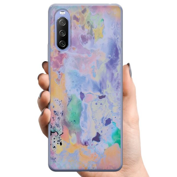 Sony Xperia 10 III TPU Mobilskal Marmor / Marble