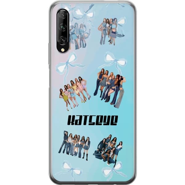 Kompatibelt Mobilskal till Huawei P smart Pro 2019 KATSEYE blå gruppcollage blå