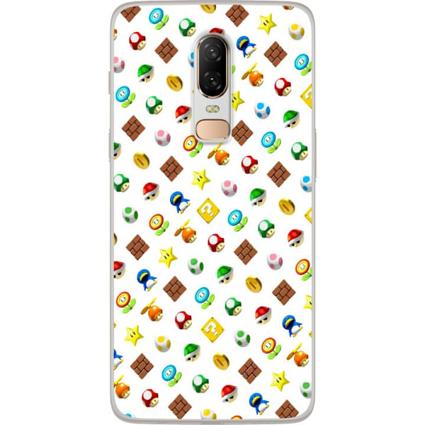 OnePlus 6 Gennemsigtig cover Super Mario Bros