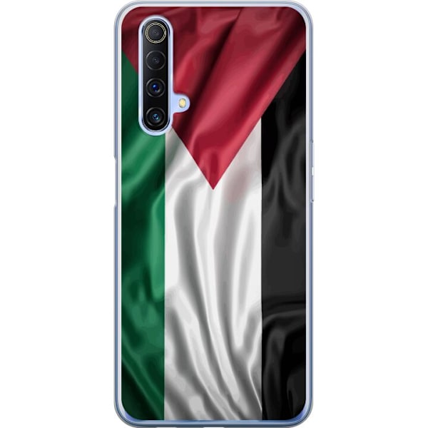 Realme X50 5G Läpinäkyvä kuori Palestiinan lippu – ikoninen vapauden symboli punaisessa, mustassa, valkoisessa ja vihreässä