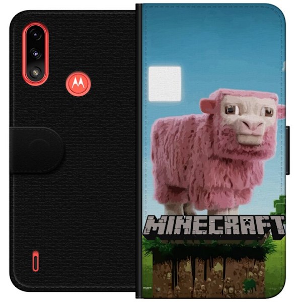 Motorola Moto E7 Power Tegnebogsetui A Minecraft Movie