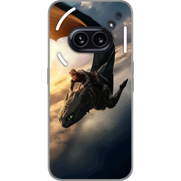 Nothing Phone (2a) Plus Gennemsigtig cover Drage Træner