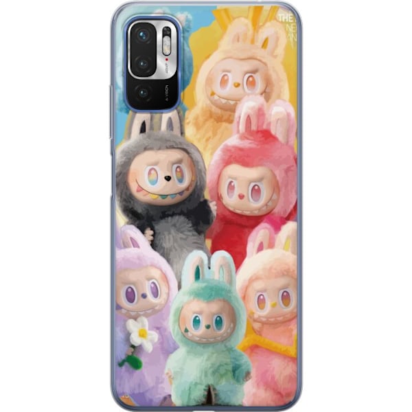 Xiaomi Redmi Note 10 5G Genomskinligt Skal Labubu Sketch Style – Handritat monster i tusch