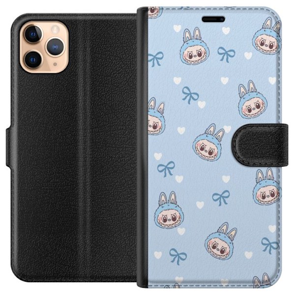 Apple iPhone 11 Pro Max Lompakkokotelo Labubu Tuli Henki