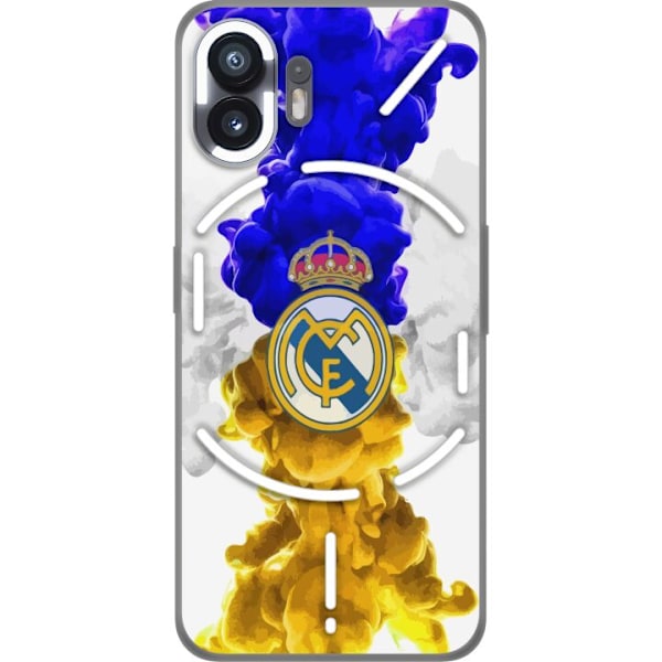 Nothing Phone (2) Läpinäkyvä kuori Real Madrid Värit