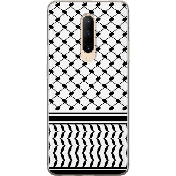 OnePlus 7 Pro Gennemsigtig cover Keffiyeh mønster