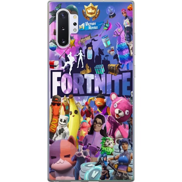 Samsung Galaxy Note10+ Läpinäkyvä kuori Fortnite Skins Emot