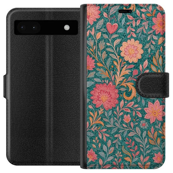 Google Pixel 6a Lommeboketui Floral Dream