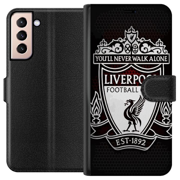 Samsung Galaxy S21 Lompakkokotelo Liverpool L.F.C.