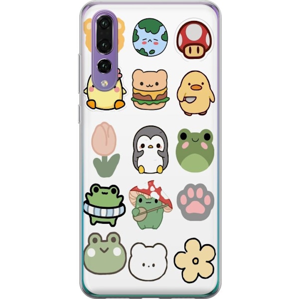 Huawei P20 Pro Gennemsigtig cover Kawaii Friends