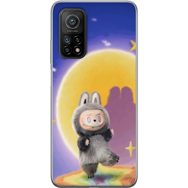 Xiaomi Mi 10T 5G Läpinäkyvä kuori Labubu Neon Pop - Neonväri pop-taiteen hirviö