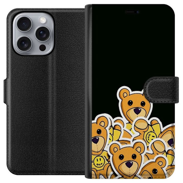 Apple iPhone 16 Pro Max Lommeboketui Teddybjørner