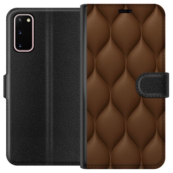 Samsung Galaxy S20 Plånboksfodral Cocoa Scales