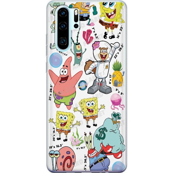 Huawei P30 Pro Gennemsigtig cover SpongeBob SquarePants