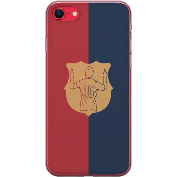Apple iPhone SE (2022) Gennemsigtig cover FC Barcelona
