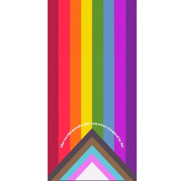 Kompatibel Tegnebogsetui til Apple iPhone 13 Pro Farverig Pride-regnbue med inspirerende citater