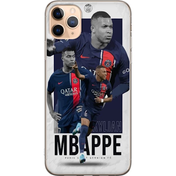 Apple iPhone 11 Pro Max Gennemsigtig cover Kylian Mbappé