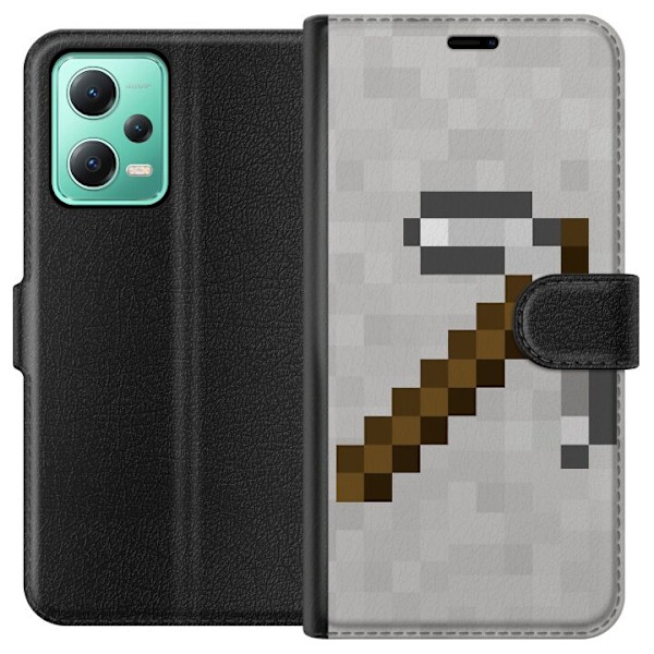 Xiaomi Redmi Note 12 Plånboksfodral Minecraft Tools