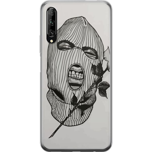 Huawei P smart Pro 2019 Genomskinligt Skal Ski Mask Ros Streetwear Design Grafiskt Motiv Spänning Urban Stil Street Art Maskerad Symbol